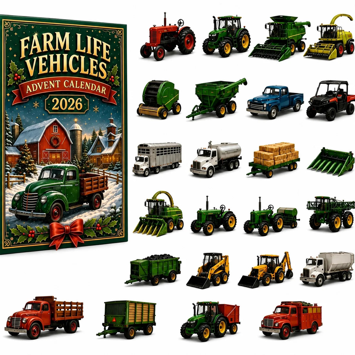 Farm Vehicles Advent Calendar