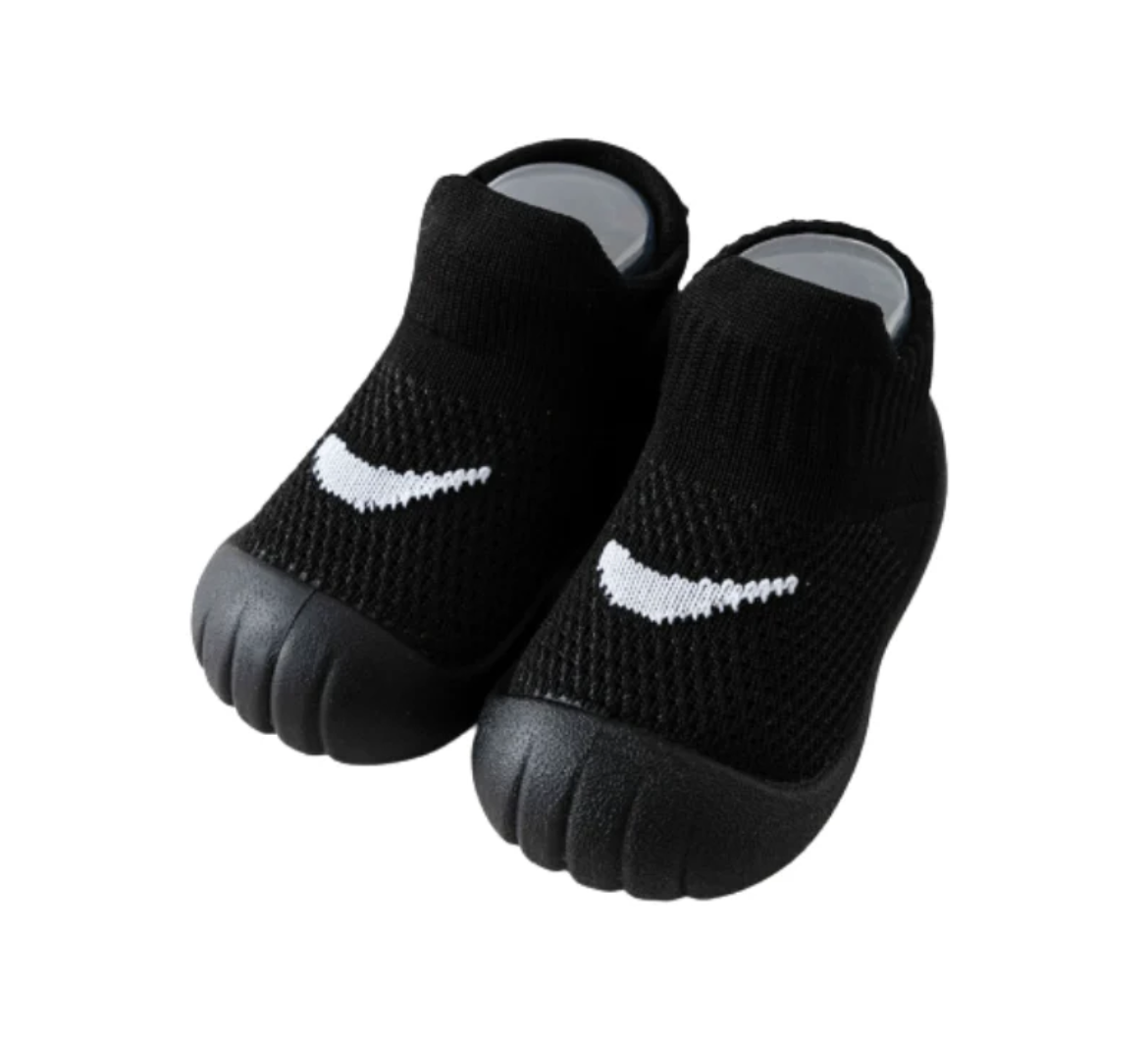 Flexible Baby Walking Shoes with Soft Rubber Soles