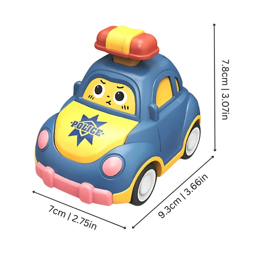 Durable Toy Car Set with Mechanical Drive