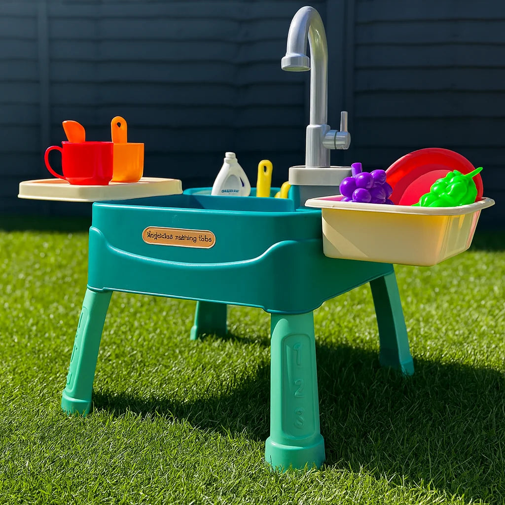 Kids’ Play Kitchen with Running Water