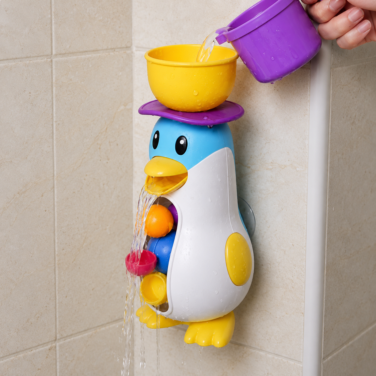 Mechanical Water Wheel Bath Toy for Children
