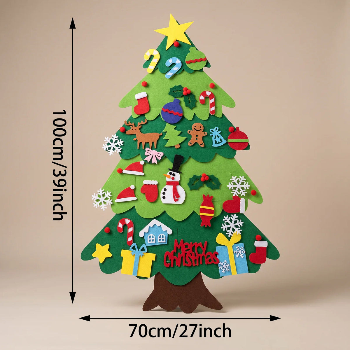 DIY Felt Christmas Tree for Kids