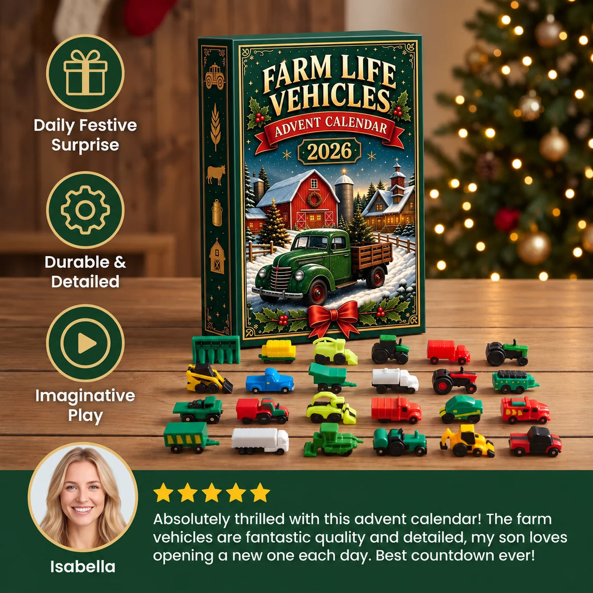 Farm Vehicles Advent Calendar