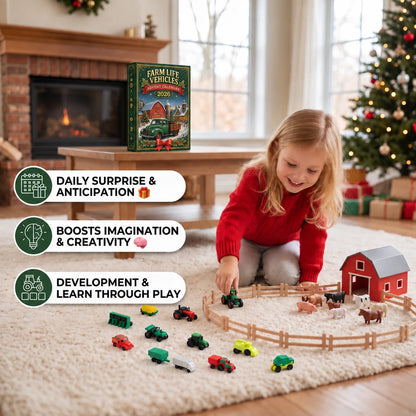 Farm Vehicles Advent Calendar