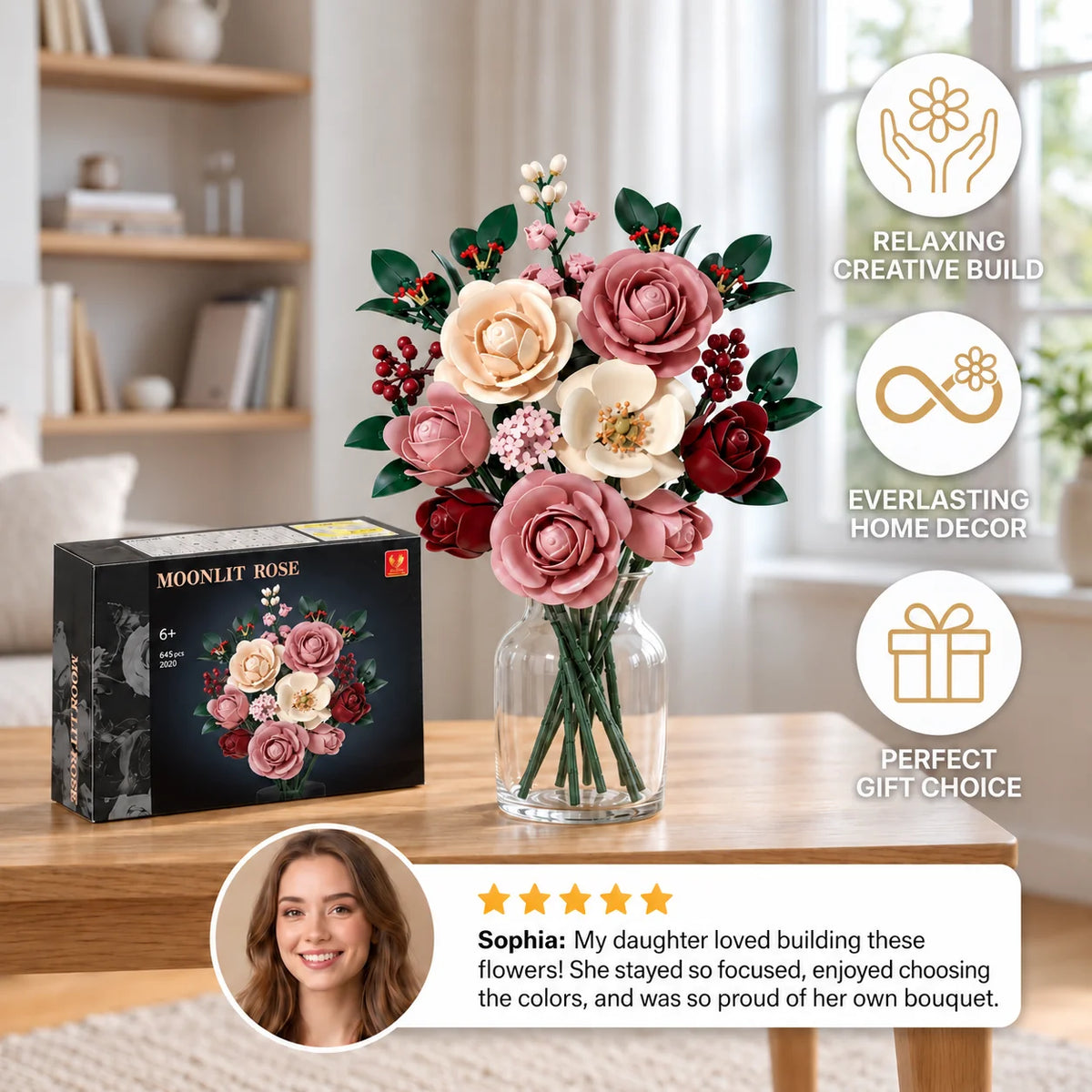 Flower Building Block Bouquet