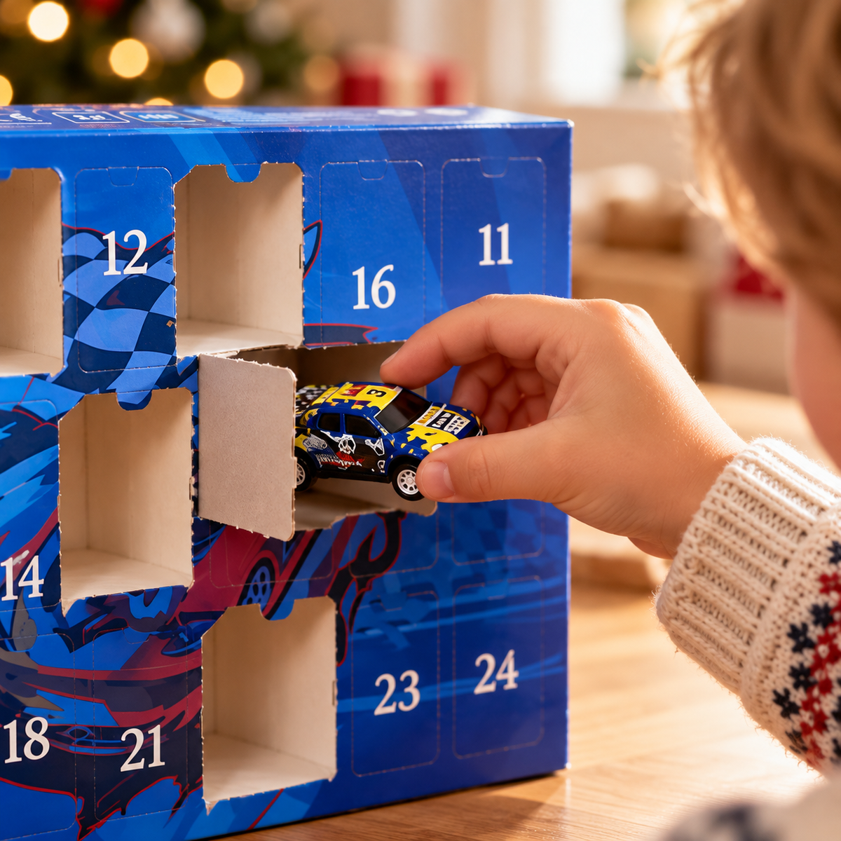 Kids’ Racing Car Advent Calendar