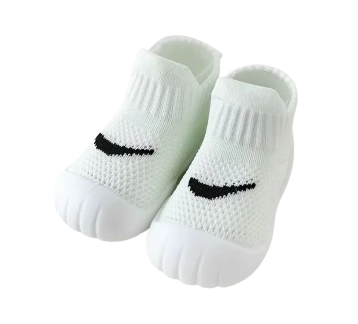 Flexible Baby Walking Shoes with Soft Rubber Soles