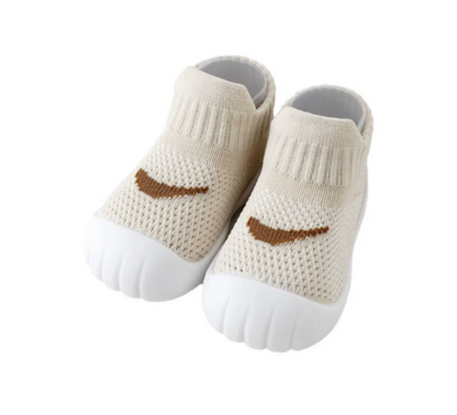 Flexible Baby Walking Shoes with Soft Rubber Soles