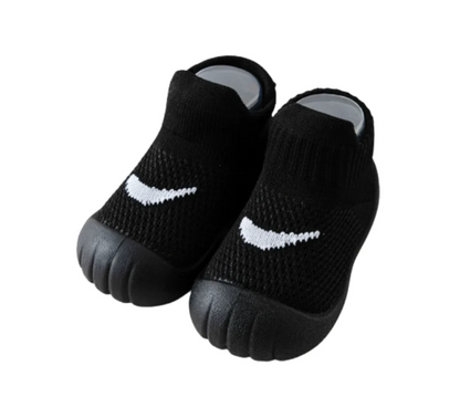 Flexible Baby Walking Shoes with Soft Rubber Soles