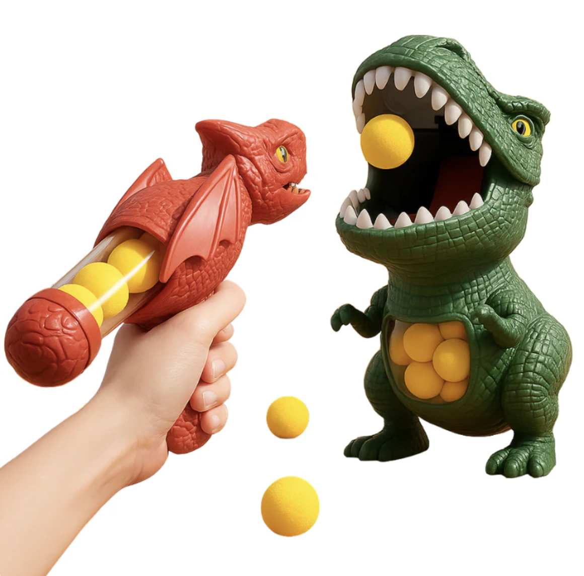 Mechanical Foam Ball Target Game for Children