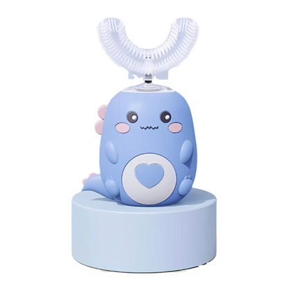 U-Shaped Electric Children's Toothbrush with Silicone Brush Head