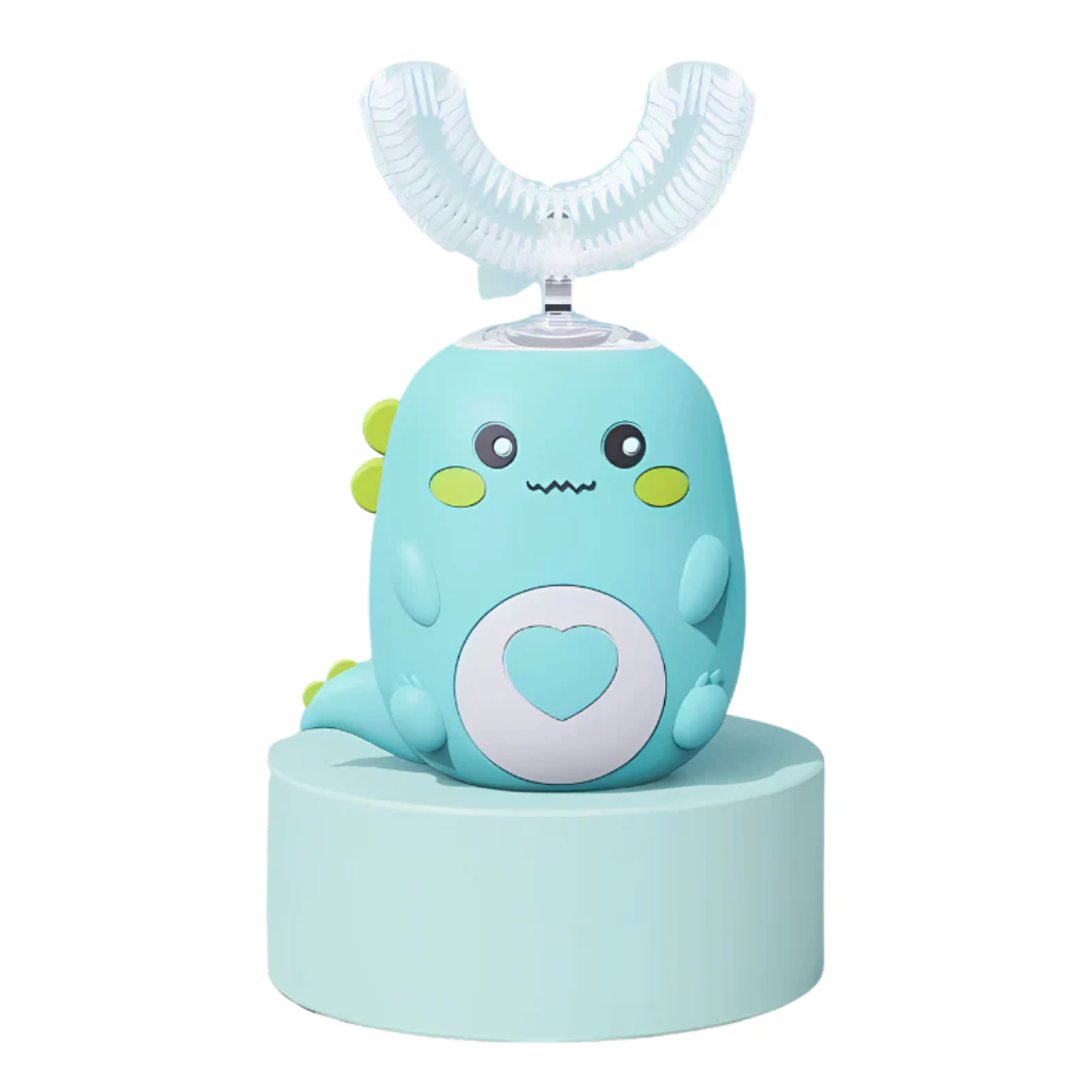 U-Shaped Electric Children's Toothbrush with Silicone Brush Head