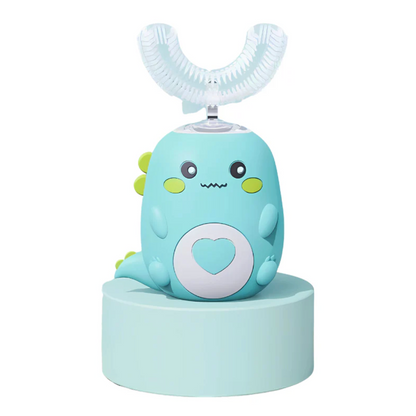 U-Shaped Electric Children's Toothbrush with Silicone Brush Head