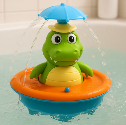 Rotating Water Toy with Integrated Fountain Function