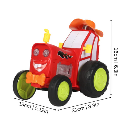 Remote-Controlled Stunt Vehicle with LED Lights & Sound