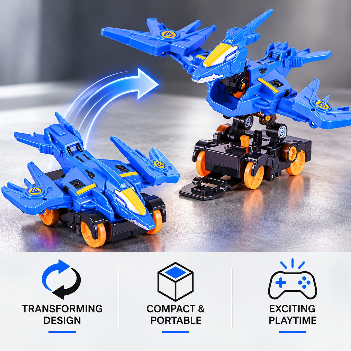 Transforming Racing Car