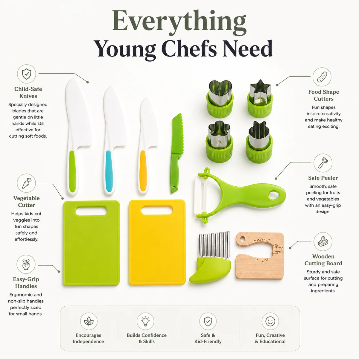 Kids Cooking Knife Set