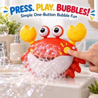 Musical Crab Bubble Bath Toy