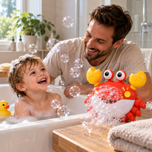 Musical Crab Bubble Bath Toy