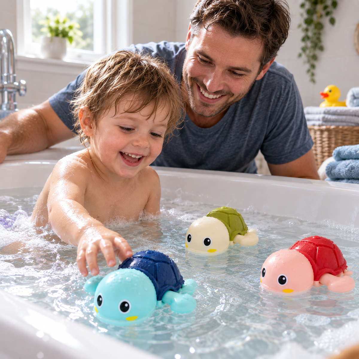 Wind-Up Swimming Bath Toys