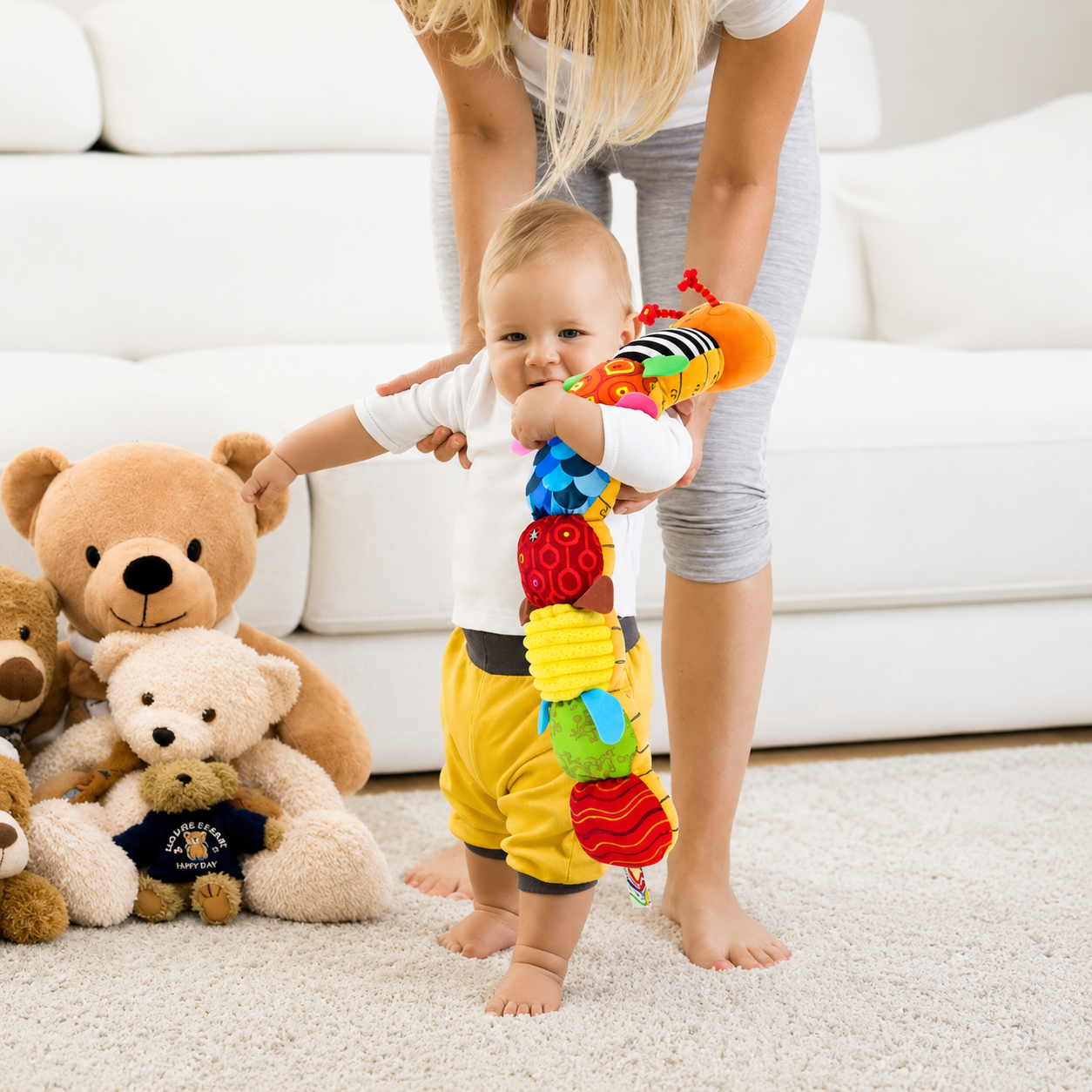 Interactive Musical & Sensory Plush Toy for Babies