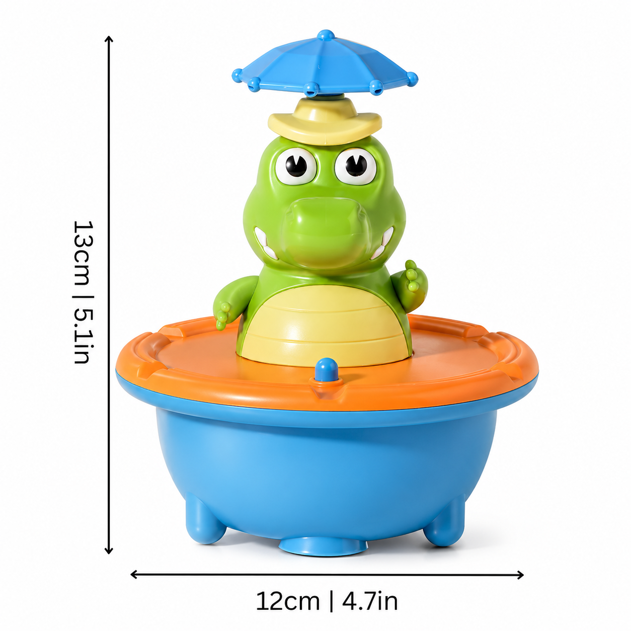 Rotating Water Toy with Integrated Fountain Function