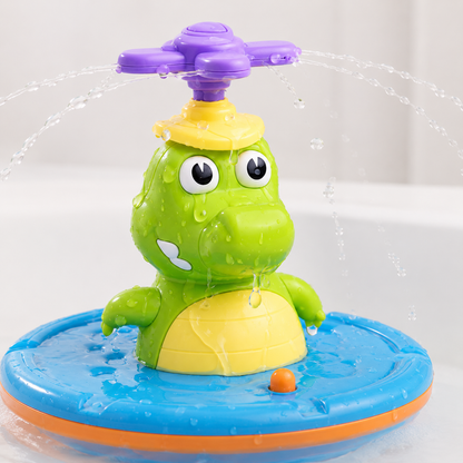 Rotating Water Toy with Integrated Fountain Function