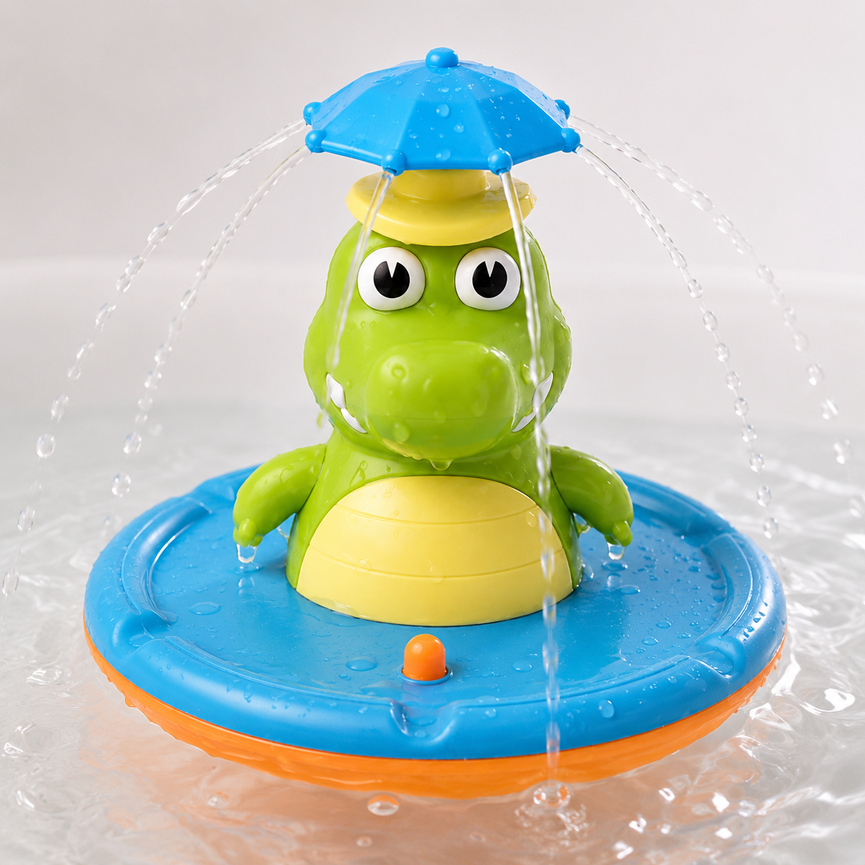 Rotating Water Toy with Integrated Fountain Function