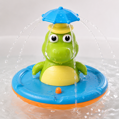 Rotating Water Toy with Integrated Fountain Function