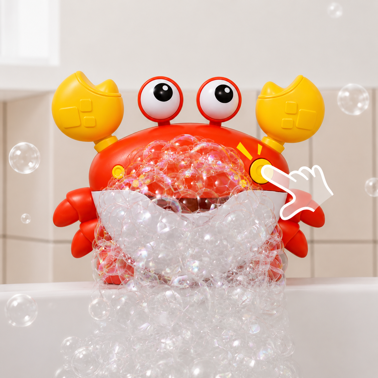 Electronic Bath Toy with Automatic Foam & Music Function