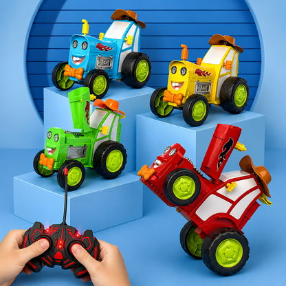 Remote-Controlled Stunt Vehicle with LED Lights & Sound
