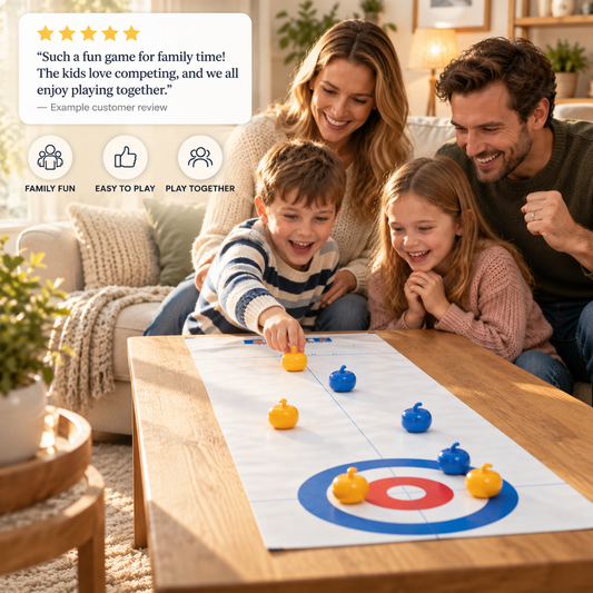 Family Table Curling Game