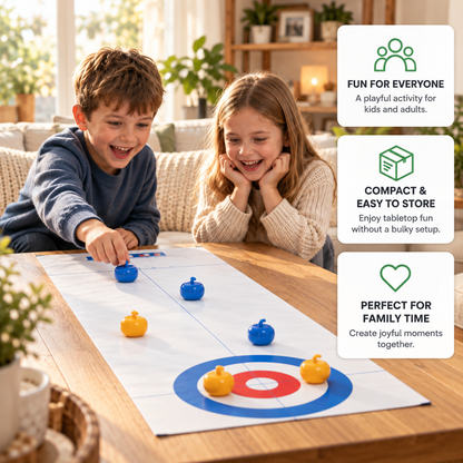 Family Table Curling Game