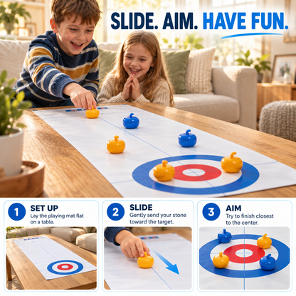 Family Table Curling Game
