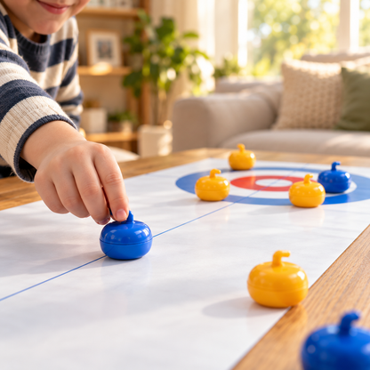 Family Table Curling Game
