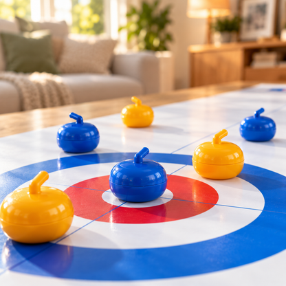 Family Table Curling Game