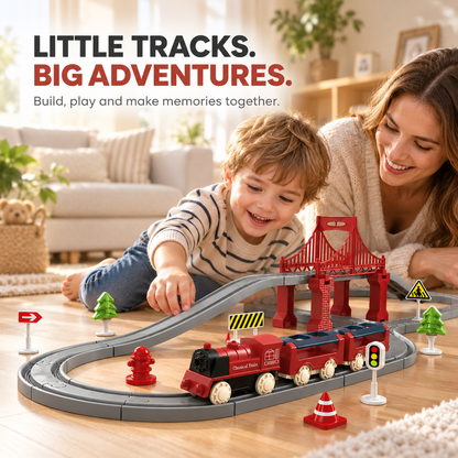 Electric Train Set with Tracks