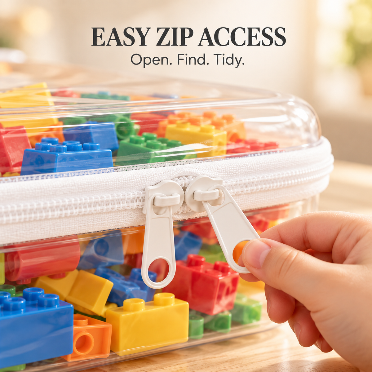 Clear Toy Storage Bags