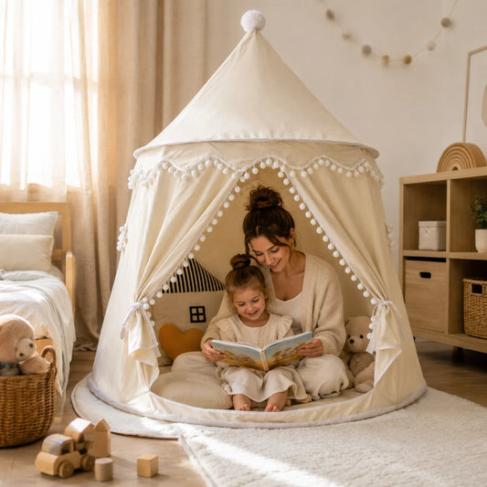 Cozy Canvas Reading & Play Tent