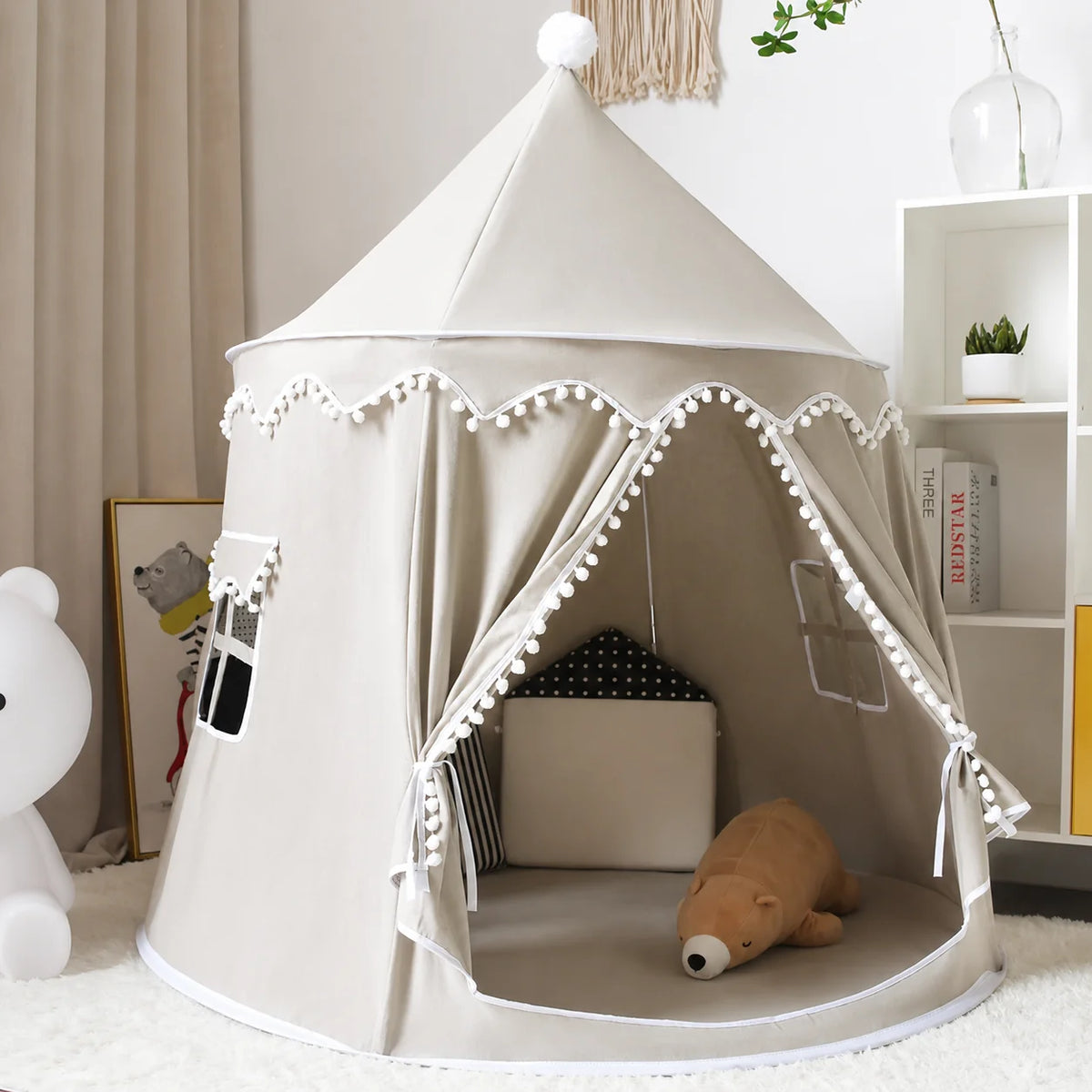 Cozy Canvas Reading & Play Tent