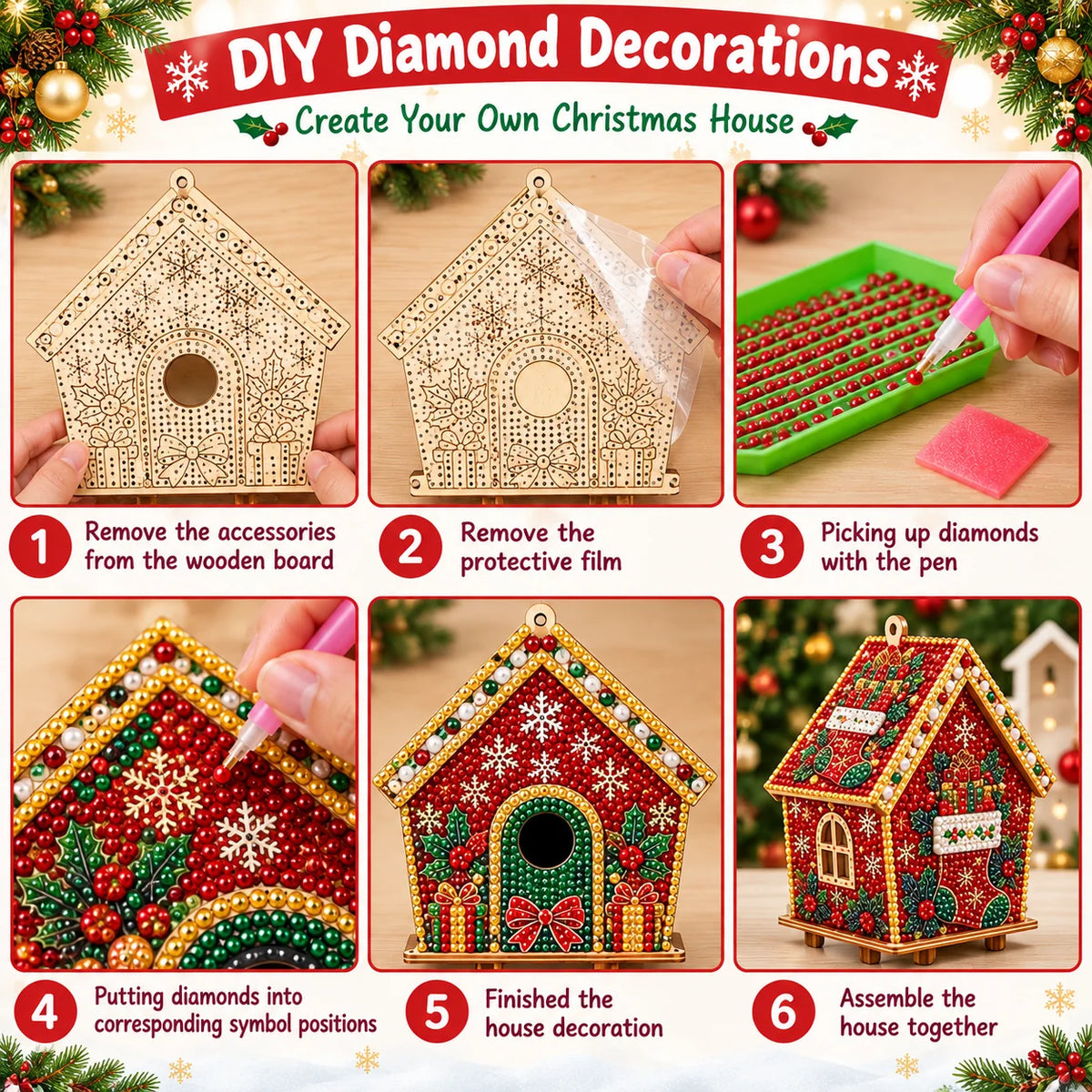Gingerbread House Craft Kit
