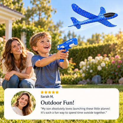 Kids Foam Airplane Launcher