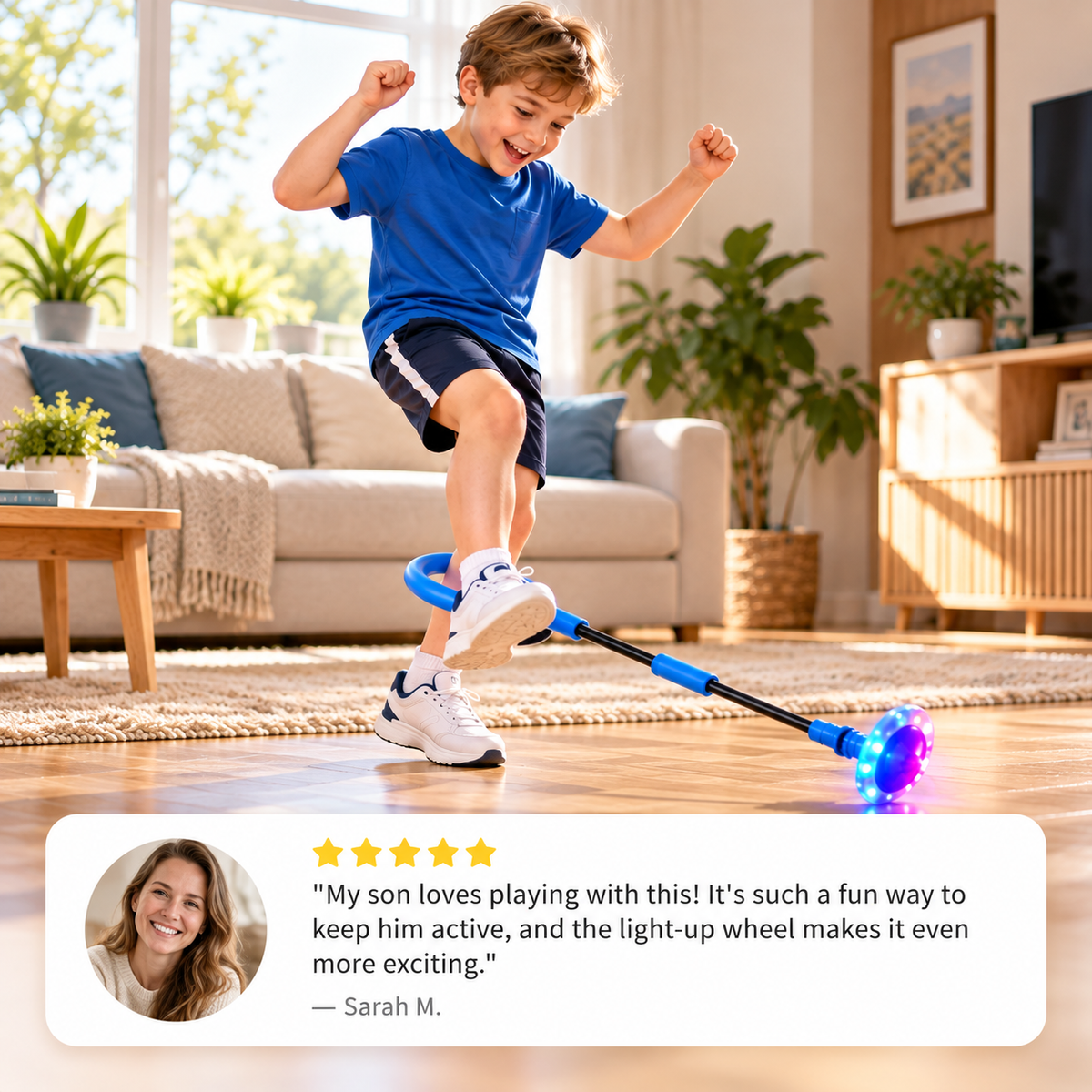 LED Skip Ball for Kids