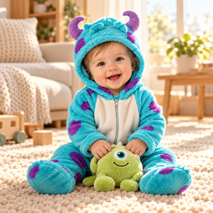Baby Monster Fleece Onesie