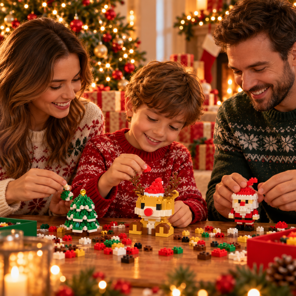 Christmas Building Figure
