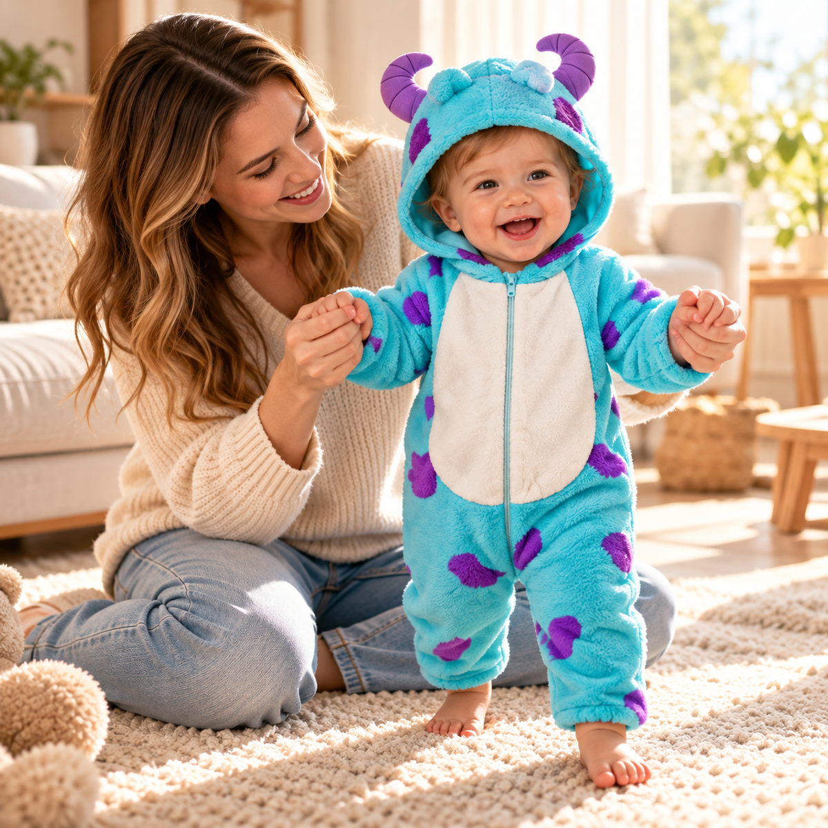 Baby Monster Fleece Onesie