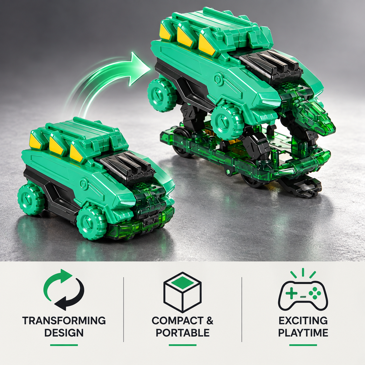 Transforming Racing Car