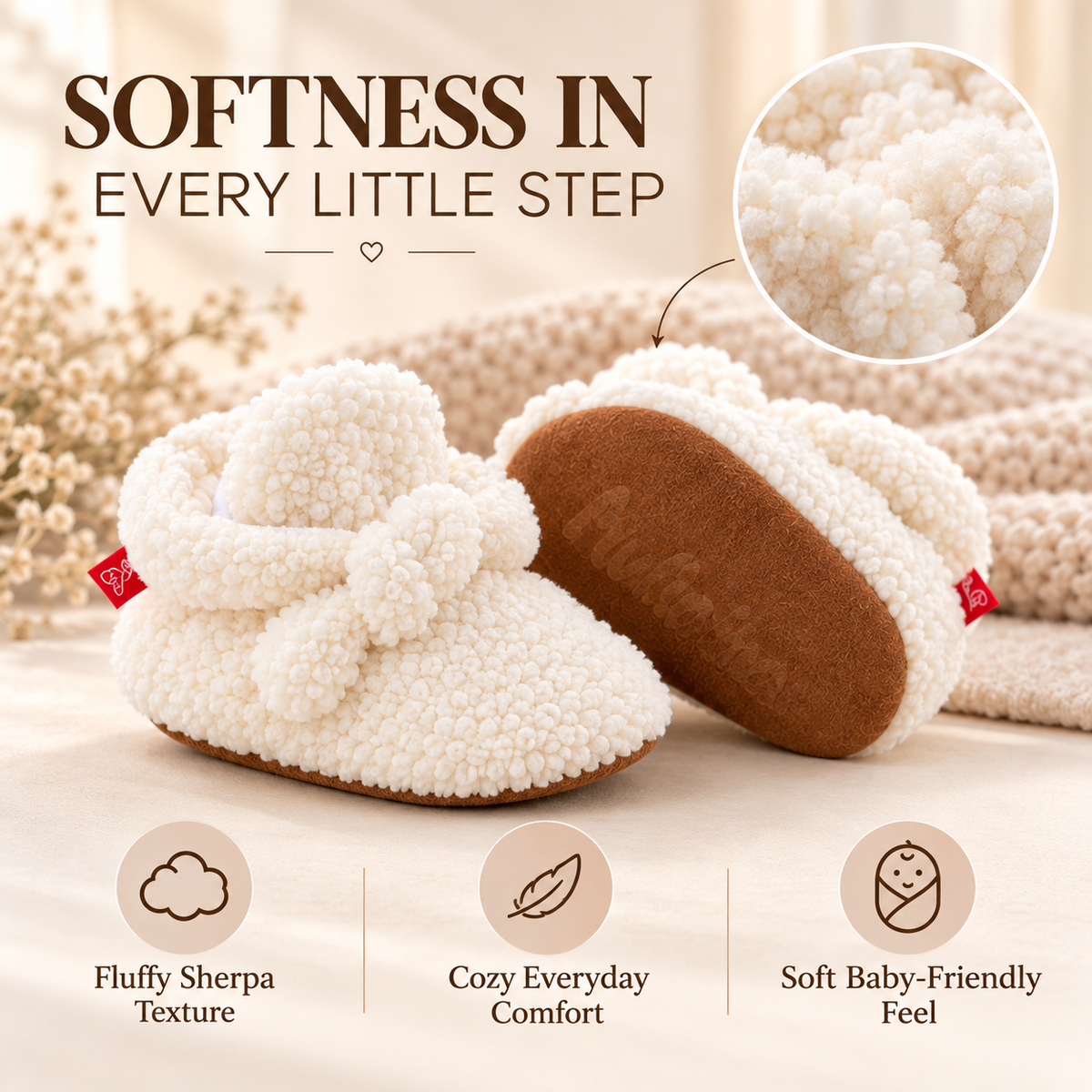 Baby Fleece Booties