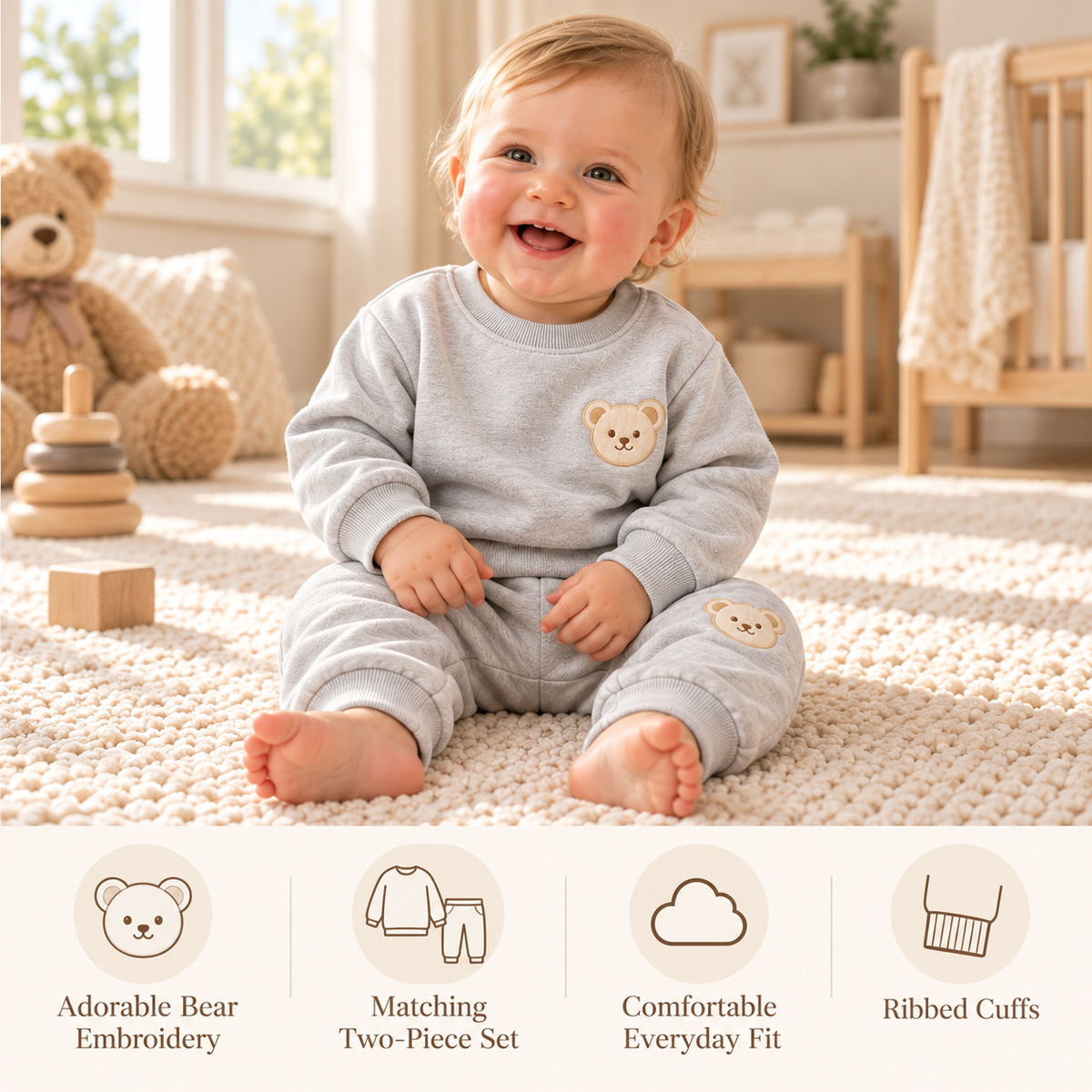 Baby Bear Tracksuit Set
