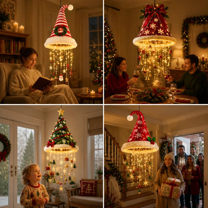 Christmas Santa Hat LED Hanging Light